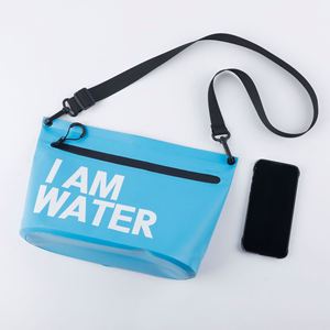 Sac messager minimaliste en PVC imperméable pour les sorties en bateau, pour protéger passeports, argent et cartes du contact avec l'eau - Product Image 3