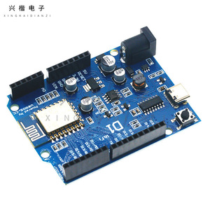 WeMos D1 Wifi Uno R3 บอร์ด Esp8266 Esp12e อินเทอร์เฟซประเภทซีสำหรับโครงการอาร์ดูโน่ - Product Image 1