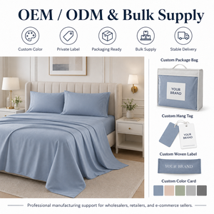 Drap-<span class=keywords><strong>housse</strong></span> en microfibre couleur unie à poches profondes 360 °   Drap de lit élastique doux brossé, taille Queen et King, OEM ODM, vente en gros pour hôtels - Product Image 3