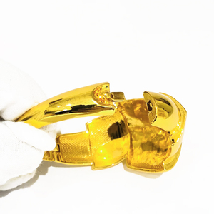 Golden Star Jewelry <strong>Set</strong> Gold Plated Iron Bracelets African India Bracelet Ring Saudi Arabia <strong>Bridal</strong> Wedding <strong>Bangles</strong> <strong>Set</strong> for Women - Product Image 5