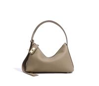Nouveau Sac à Bandoulière de Luxe pour Femme en Cuir Véritable 2026, Style Hobo, Sangle Réglable, Fermeture Éclair, Résistant à l'Eau, Portable, Durable, Capacité 3L+