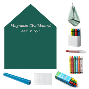 <span class=keywords><strong>2025</strong></span> từ phòng màu xanh lá cây loại mềm bảng phấn từ viết bảng từ hình tam giác dán tường cho trẻ em - Product Image 5