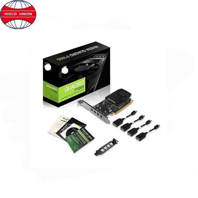 Quadro P1000 4GB GDDR5 128 Bit New Workstation GPU PCI Express 3.0 X16 Graphics Card