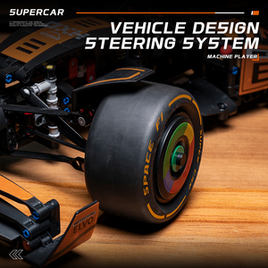 BigWheel 1:8 <span class=keywords><strong>McLaren</strong></span> F1 Set di Costruzioni Elettroniche 1420 Pezzi Versione Statica (Versione Dinamica Opzionale) Auto in Plastica ABS - Product Image 5