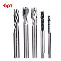 Jeu de tarauds et filières à rainures droites UNF de 1 1/2 pouce de diamètre, revêtement TIALN, en carbure, personnalisé en usine OPT, pour le taraudage et la coupe de filetages