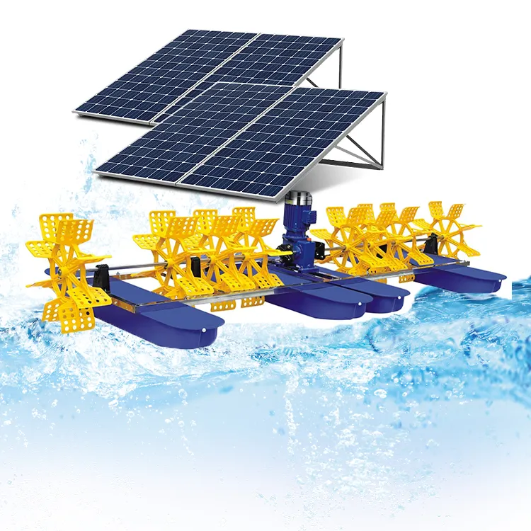 Aérateur solaire grande machine d'aquiculture de turbine d'étang pour augmenter l'oxygène