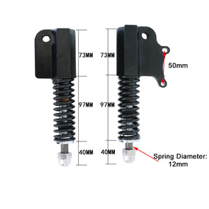 Amortiguador Hidráulico Delantero de 10 Pulgadas con Resorte de Suspensión y Horquilla de Amortiguación para Scooter Eléctrico y Bicicleta Plegable de Montaña - Product Image 2