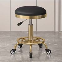 Chaise de Barbier Portable Réglable en Promotion avec Pompe Hydraulique, Siège en Cuir Synthétique, Design Moderne pour Atelier et Hôtel