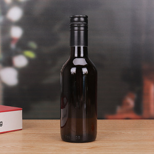 Chai Thủy Tinh Rỗng Nhỏ Bán Sỉ Tại Nhà Máy 187Ml Chai Rượu Nhỏ Nắp Vặn Lạ Mắt Mới Chai Rượu Nhỏ Màu Đỏ Với Số Lượng Lớn - Product Image 3