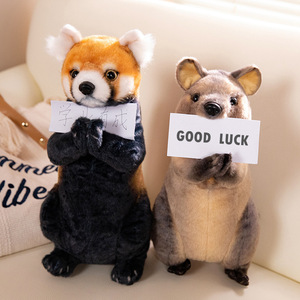 Adorables Peluches de Animales: <span class=keywords><strong>Mapache</strong></span>, Nutria, Canguro, Muñecos de Peluche para Niños, Regalos Perfectos de Cumpleaños - Product Image 5