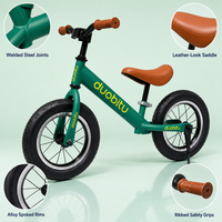 Vélo d'équilibre pour enfants en acier haute teneur en carbone durable, 12 pouces, vente en gros, jouet 3 en 1 à pousser et à conduire pour l'apprentissage de la marche des tout-petits