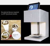 Máquina automática de arte latte 3D para café de grado alimenticio, espuma de leche de un solo color, máquina de arte latte para té de burbujas
