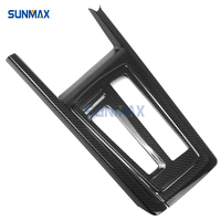 Sunmax Trockene Carbonfaser-Interieur Mittelkonsolen-Schaltpanel-Verkleidung für VW Golf 8 MK8 GTI GTD GTE R Line 2020-2022