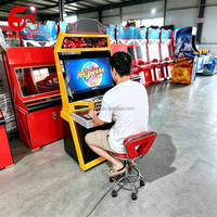 Machine de jeu d'arcade de combat 2 joueurs, 32 pouces, ultra-mince, écran LCD HD, borne vidéo à monnayeur pour parc d'attractions FEC, personnalisable