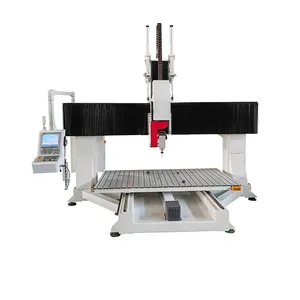 Yeni stil Cnc freze makinesi 1325 5 eksen masa hareketli Cnc