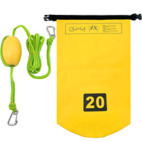 Ensemble d'ancrage gonflable pour sac de sable avec mousqueton et ligne – Solution d'amarrage portable pour petits bateaux
