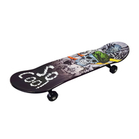 Skateboard en plastique personnalisé, skateboard complet personnalisé pour débutants et jeunes