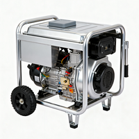 Groupe électrogène diesel portable industriel extérieur 3kW 5kW 6.5kW 8kW 10kW 3000 tr/min monophasé/triphasé protection IP54 24V-1140V