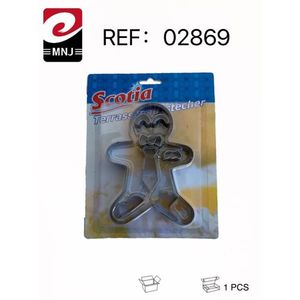 Scotia Gingerbread Man Cake Mold Metal Baking Tool For Cookies And Cakes 1 Pcs - Product Image 2