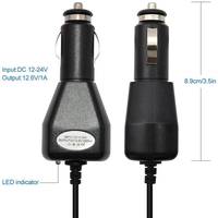 Chargeur de voiture pour batterie au lithium rechargeable 12,6 V pour batterie Li-ion 3S 11,1 V, allume-cigare 12,6 V 1A 2A, chargeur de voiture Li-ion
