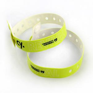 Pulseras de vinilo PVC plástico blando desechables personalizadas producto enfocado en eventos - Product Image 6