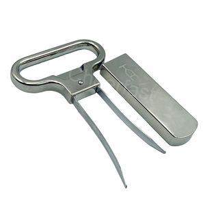<span class=keywords><strong>Tire</strong></span>-<span class=keywords><strong>bouchon</strong></span> en métal massif Ah-So en métal robuste Excellent Ah so 2 Part Cork Opener - Product Image 2