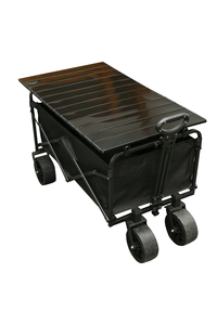 Meilleur chariot à main pliable pour le camping Conteneur à roulettes portable pour le shopping et le stockage OEM personnalisable - Product Image 2