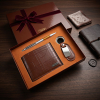 Coffret Cadeau d'Affaires de Luxe 5 Pièces pour Homme – Édition Spéciale Remise de Diplôme – Acier Inoxydable, Sérigraphie Exquise : Portefeuille, Montre, Ceinture, Boutons de Manchette