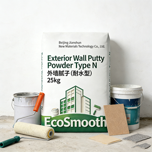 ผงโป๊วผนังภายนอก <span class=keywords><strong>ทน</strong></span>ทานต่อการสึกหรอ กันน้ำ <span class=keywords><strong>ทน</strong></span>ต่อสภาพอากาศ บรรจุถุง 25 กก. วัสดุผงแคลเซียมเข้มข้น - Product Image 4