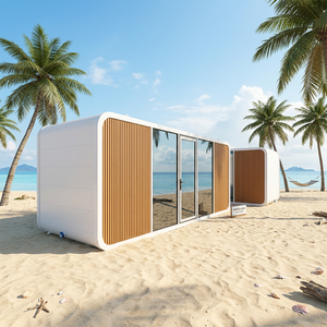 Venta Directa de Casa Prefabricada de Lujo Tipo Cabaña Apple, Estructura de Acero Ligero, Resistente <span class=keywords><strong>al</strong></span> Fuego, Moderna, Portátil, de 20 y 40 Pies, Contenedor para Oficina, Villa - Product Image 6