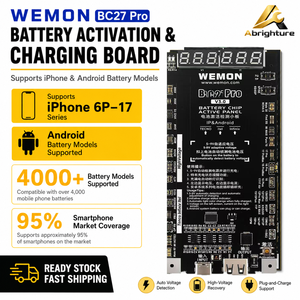 Carte d'activation de <span class=keywords><strong>batterie</strong></span> BC27 Pro V3 pour <span class=keywords><strong>iPhone</strong></span> <span class=keywords><strong>11</strong></span>-17, détection automatique de tension, récupération haute tension - Product Image 1