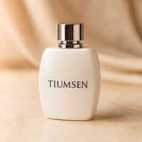 Usine ODM/OEM – Flacons de parfum vides en verre blanc uniques de 100 ml, rechargeables, avec pulvérisateur, pour diffuseur à bâtonnets, impression sérigraphique