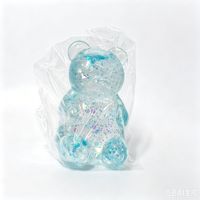 Ours en peluche anti-stress en TPR, jouet souple à rebond lent, compressible, pour la décompression transfrontalière