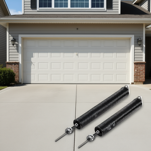 Ressorts de torsion pour porte de garage 0,25 x 2 x 28 pouces, barres d'enroulement antidérapantes en acier, design industriel pour porte de garage - Product Image 2