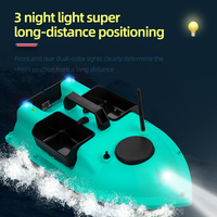 Télécommandé 5200mAh 12000mAh nouvelle mise à niveau pilote automatique Navigation automatique 3 trémies 16 Points de positionnement GPS bateau d'appât de pêche