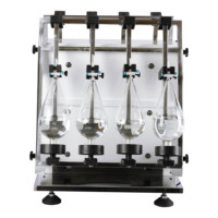 Agitateur vertical de laboratoire en acier inoxydable 220V pour séparation alimentaire avec entonnoir, personnalisable OEM