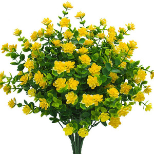 Produttore all'ingrosso piante artificiali verdi camelia <span class=keywords><strong>di</strong></span> eucalipto per esterno <span class=keywords><strong>letto</strong></span> <span class=keywords><strong>di</strong></span> <span class=keywords><strong>fiori</strong></span> disposizione plastica decorativa - Product Image 3