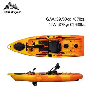 Kayak LSF 3,28 m pour 1 personne, kayak à pédales, <span class=keywords><strong>bateau</strong></span> de pêche, capacité de charge lourde, pour la pêche, le surf et la navigation - Product Image 5