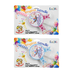 Velas brillantes de música estilo broche más vendidas que cantan <span class=keywords><strong>Feliz</strong></span> <span class=keywords><strong>cumpleaños</strong></span> para decoración de fiesta - Product Image 2