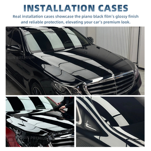 Vinilo para Envolver Autos Negro Satinado PPF Negro Mate 1.52*15m TPU PPF Negro Satinado, Película Tintada Negra para Todo el Cuerpo, Autoregenerable - Product Image 6