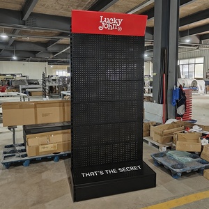 Estante de tiendas de hardware personalizado, estante de almacenamiento de herramientas, soporte de exhibición de herramientas de tablero de clavijas de pie de metal - Product Image 2