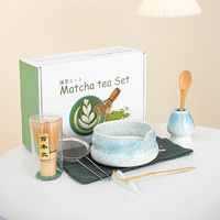 Coffret Cadeau Matcha Astief en Gros avec Emballage et Accessoires, Kit d'Outils de Cérémonie, Fouet à Matcha Fambe Blaze