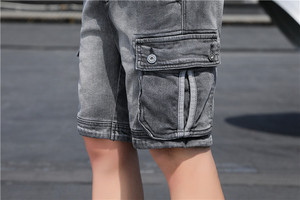Shorts en jean de haute qualité pour hommes, shorts en denim d'été 2021, pantalons courts pour garçons, jeunes shorts en jean respirants pour hommes - Product Image 5