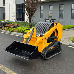 Cheapest Epa Euro5 Crawler Skid Steer Bucket Mini <b>Stand</b> on Skid Steer with Bucket - Product Image 1