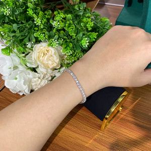 Bracelets de tennis Xingyue de haute qualité, longueur 7 pouces, moissanites certifiées VVS GRA, bracelet pour femmes et hommes, bijoux fins - Product Image 2