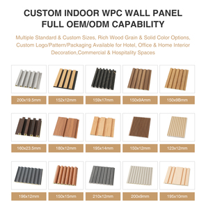 <span class=keywords><strong>Panneau</strong></span> WPC rainuré à surface mate, style <span class=keywords><strong>japonais</strong></span>, texture chêne naturel, écologique, imperméable, pour décoration murale intérieure, ambiance chaleureuse et confortable - Product Image 4