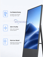 INGSCREEN Tótem de Señalización Digital Vertical Independiente de 43, 50 y 55 Pulgadas con Sistema Android 11 para Orientación en Centros Comerciales