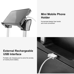 Nhẹ Spinner mang trên cabin xe đẩy vali túi hành lý Trường hợp với ngăn máy tính xách tay và người giữ cốc - Product Image 5