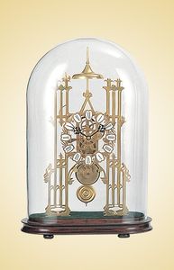 ลูกตุ้มทองเหลืองทรงรีสไตล์วินเทจแบบโบราณสไตล์ฝรั่งเศสมีสถาปัตยกรรมแบบทวนสัญญาณเตือนเคลื่อนไหวได้7วัน - Product Image 4