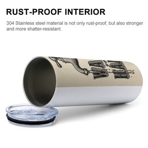 Commuter 20oz Straight Tumbler Rustproof Stainless Steel Vacuum Insulated Keep <b>Hot</b> <b>Cold</b> Custom Logo - Product Image 6